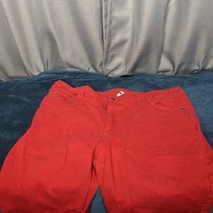 Red shorts